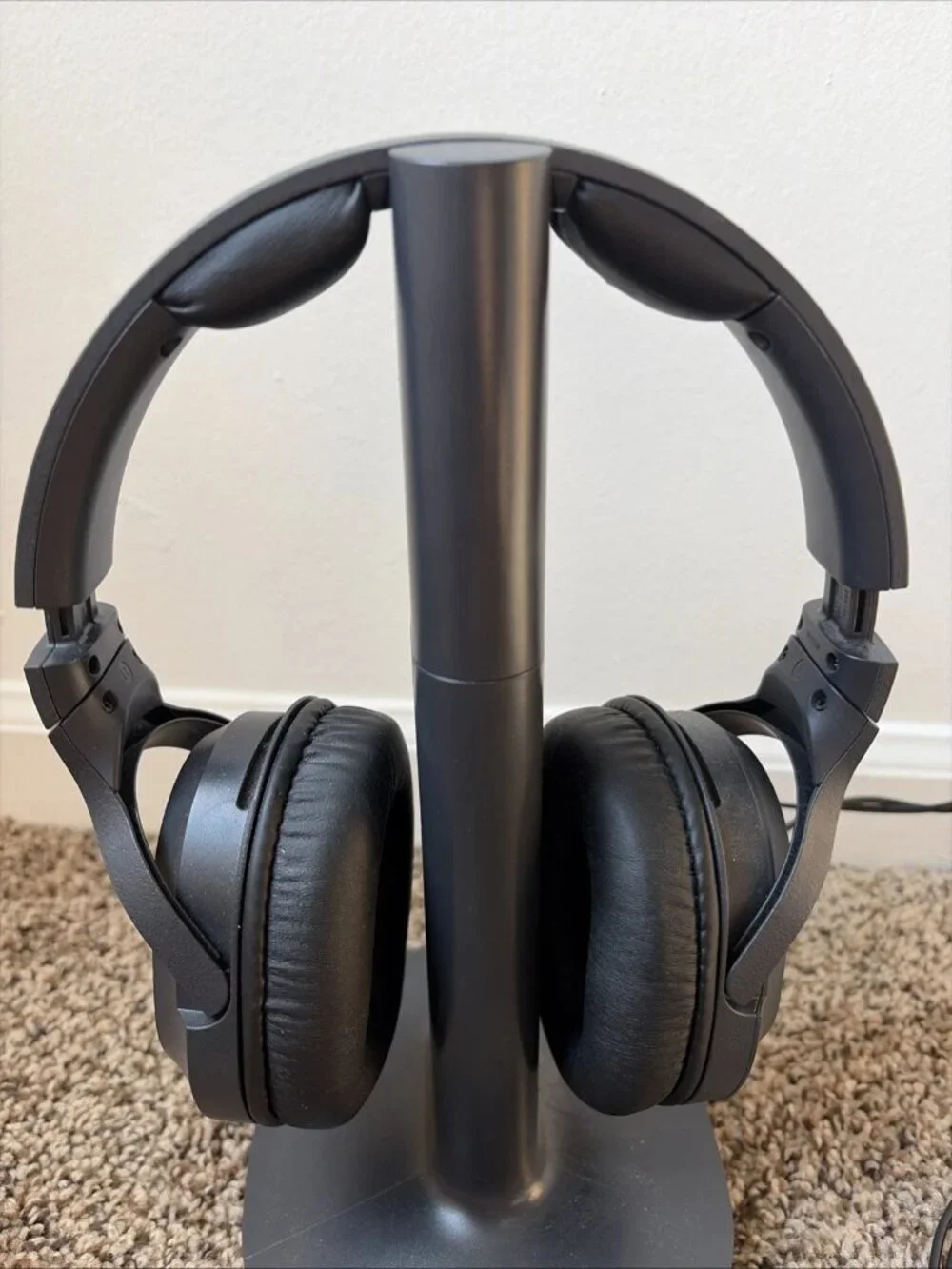Sony RF400 Wireless Home Theater Headphones for Watching TV, Black